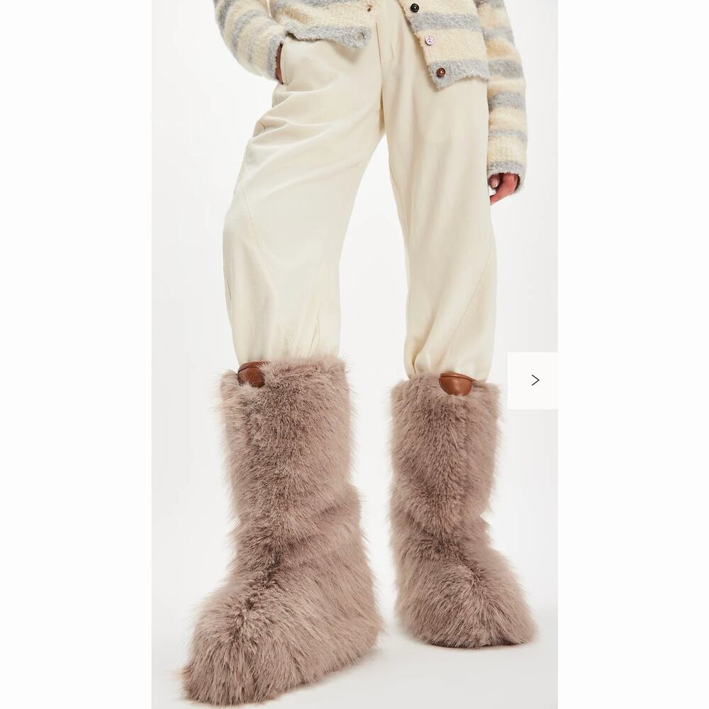 Free People Wild Thing Mid Boots Cashmere size 8 - Picture 7 of 8